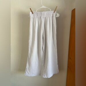 4Our Dreamers MARNI Cotton Gauze Smocked Waist Beach Pant